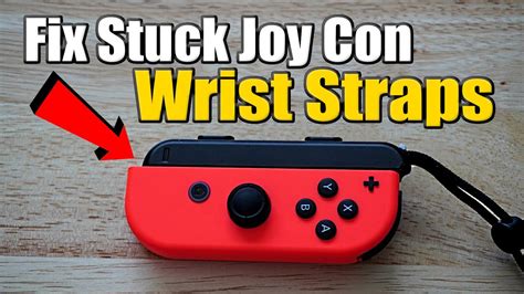 joy con strap stuck on switch.